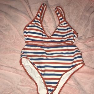 red white and blue bikini